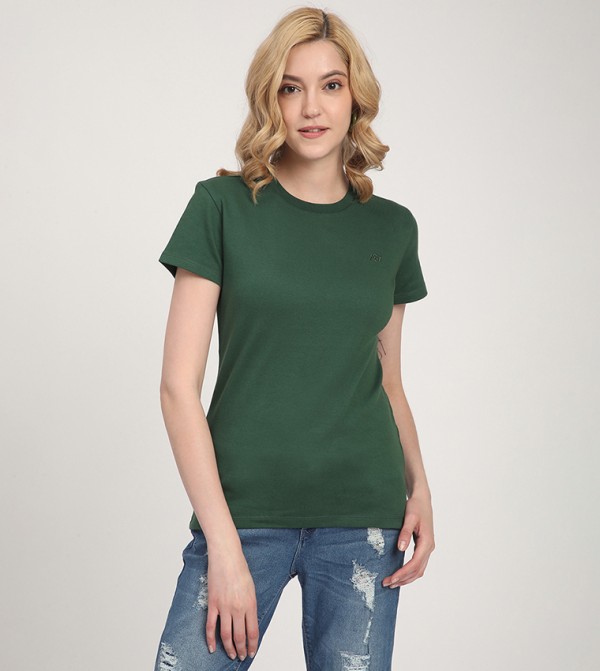 Aero Women's Logo Embroidered T-Shirt