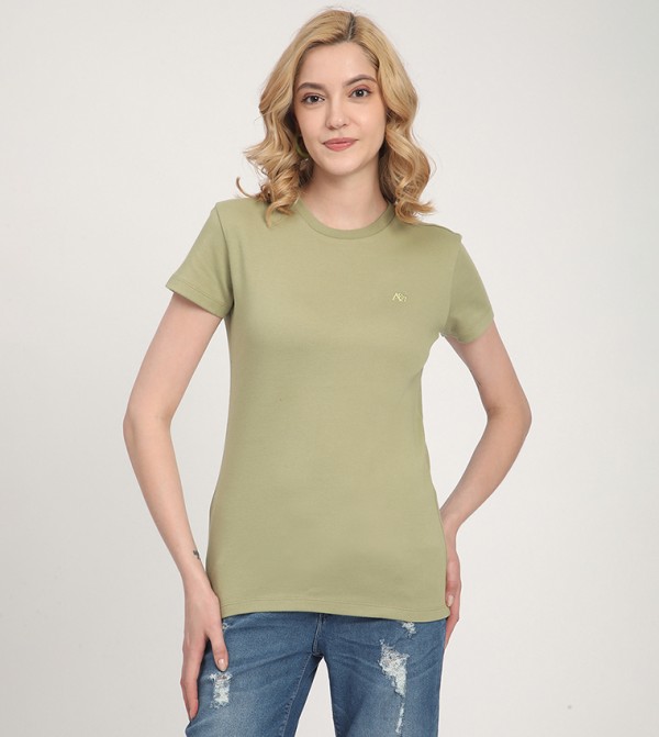 Aero Women's Logo Embroidered T-Shirt