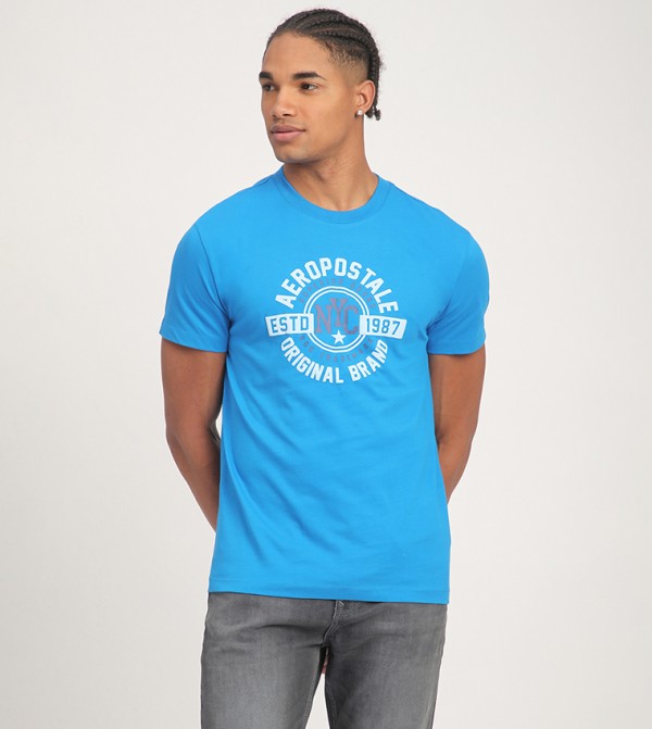 Aero Men's Logo Printed Short Sleeves T-Shirt
