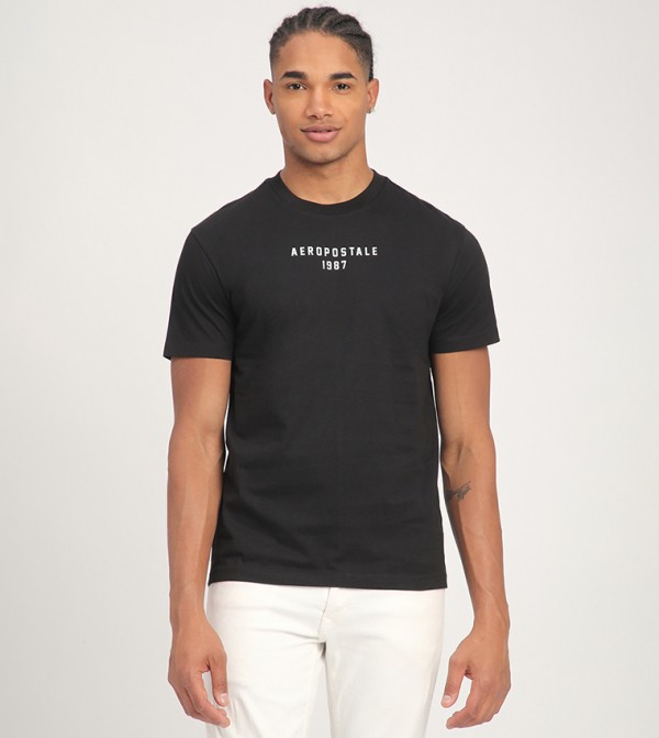 Aero Men's Logo Printed Short Sleeves T-Shirt