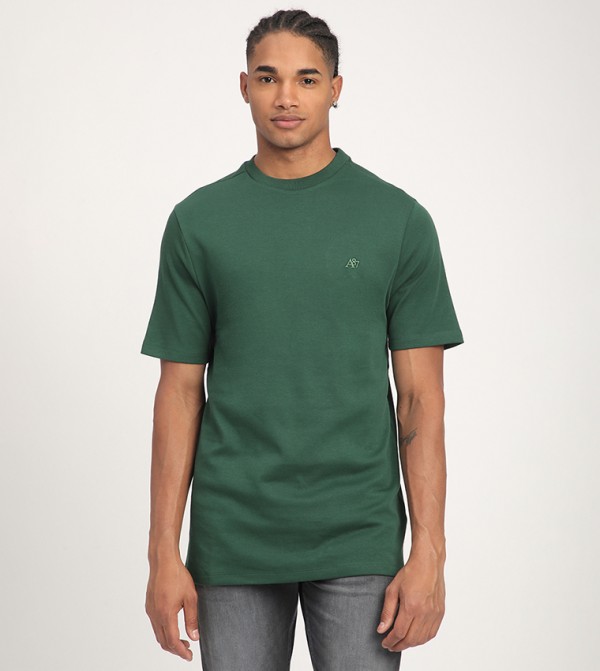 Aero Men's Logo Embroidered T-Shirt