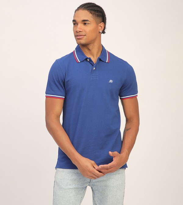 Aero Men's Logo Embroidered Short Sleeves T-Shirt