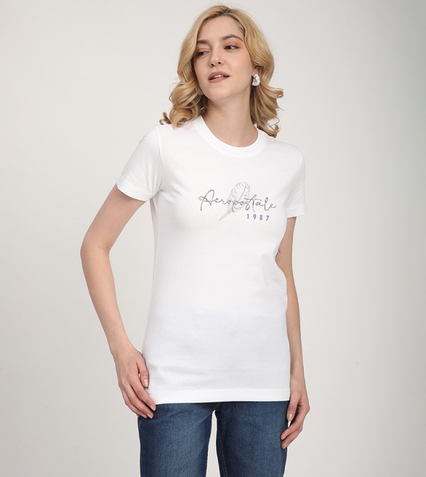 Aero Women's Logo Printed T-Shirt
