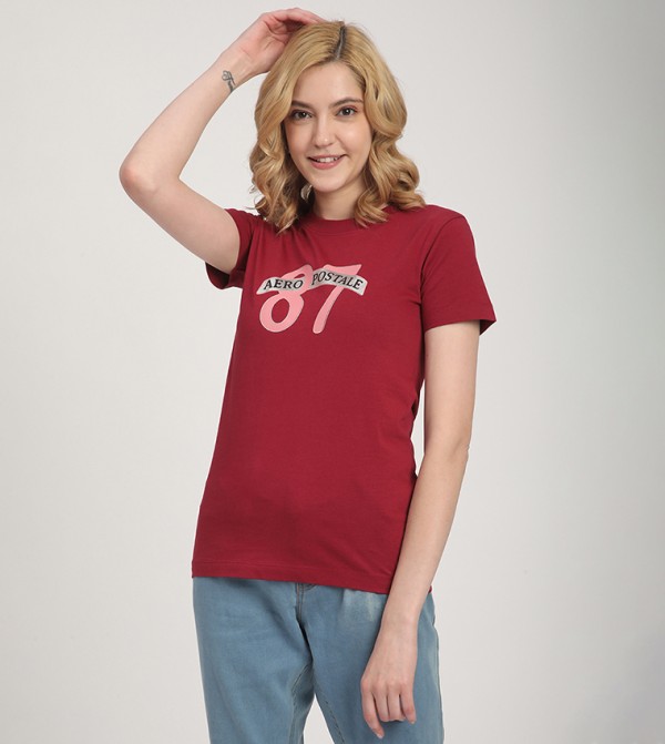 Aero Women's Logo Printed T-Shirt