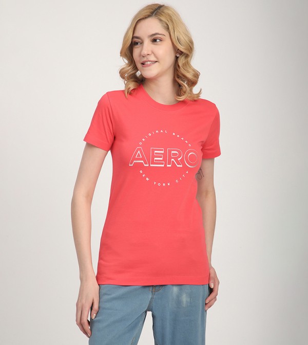 Aero Women's Logo Printed T-Shirt