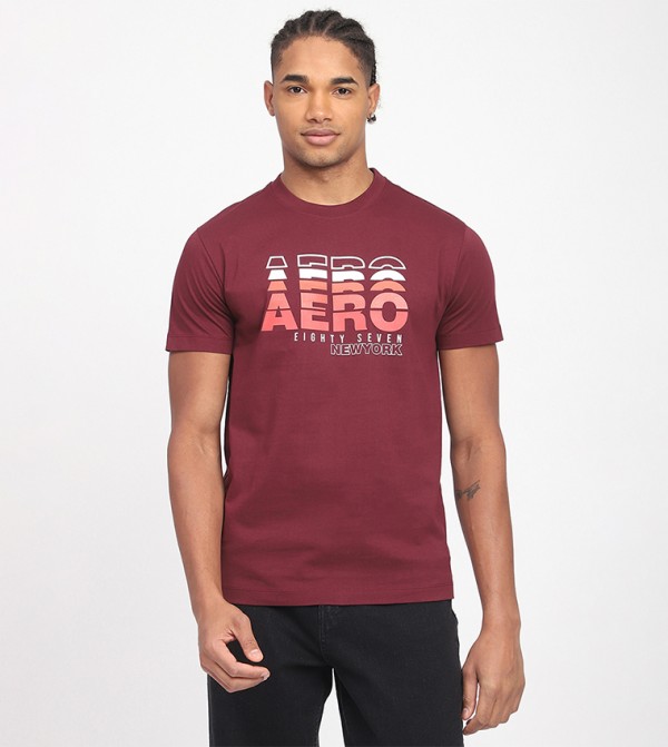 Aero Men's Monotype Printed T-Shirt