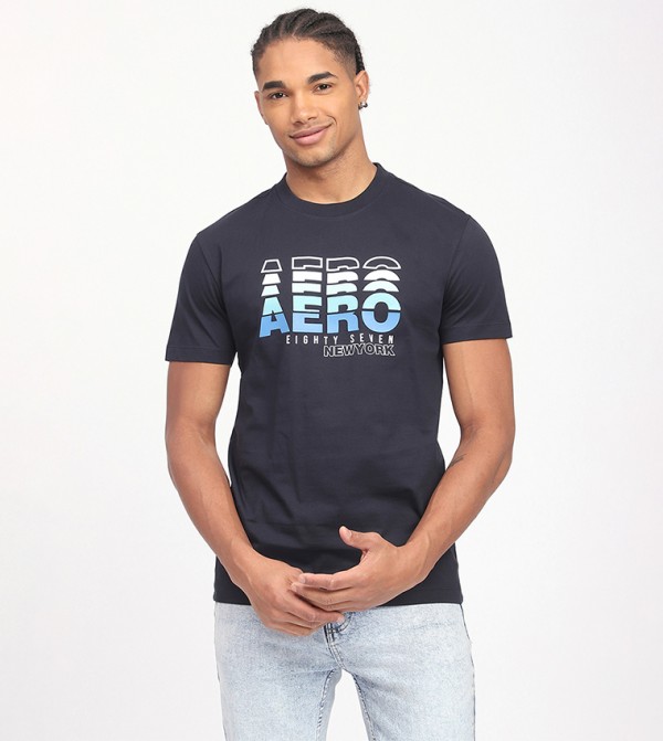 Aero Men's Monotype Printed T-Shirt
