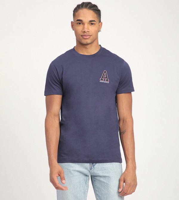 Aero Men's Logo Embroidered T-Shirt