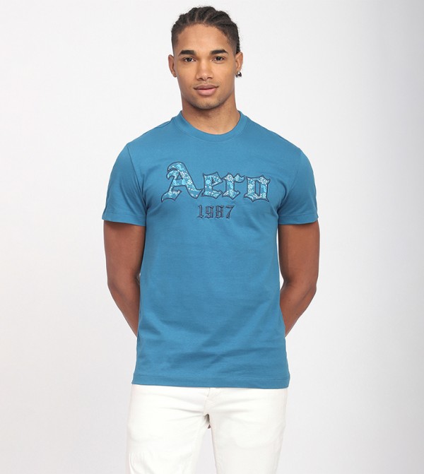 Aero Men's Monotype Embroidered T-Shirt