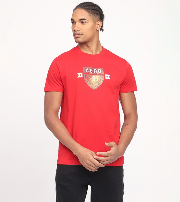 Aero Men's Monotype Embroidered T-Shirt