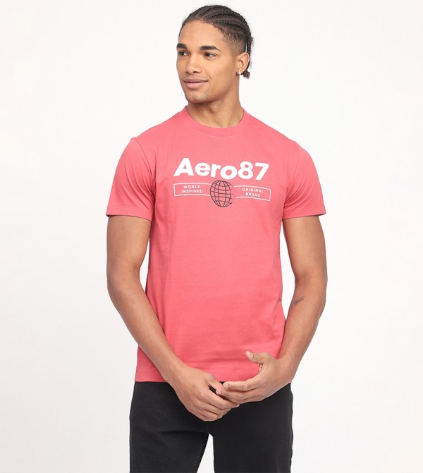 Aero Men's Monotype Printed T-Shirt