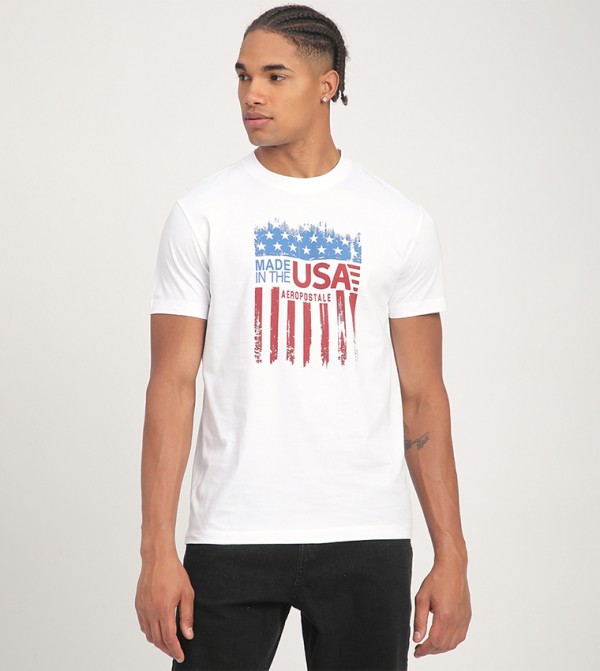 Aero Men's Printed Short Sleeves T-Shirt