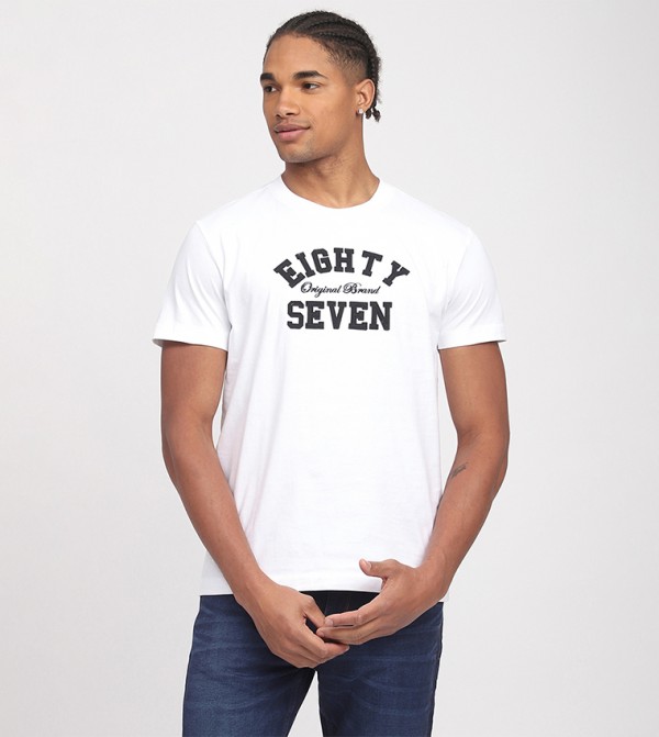 Aero Men's Printed Crew Neck T-Shirt
