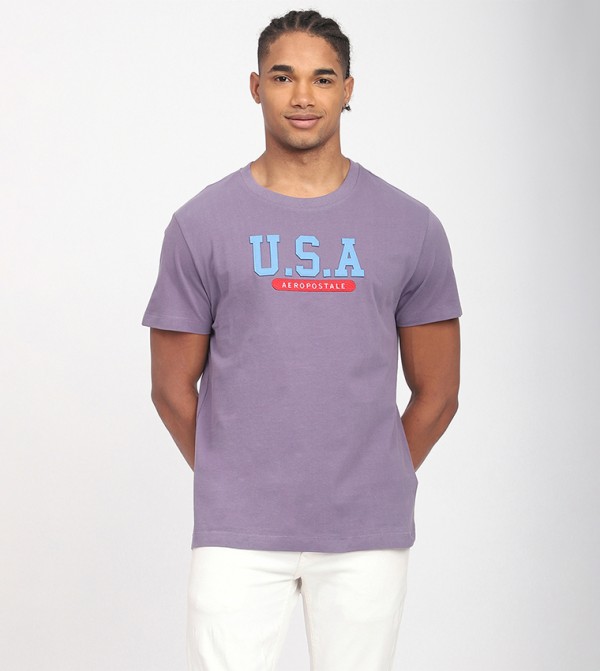 Aero Men's Graphic Printed T-Shirt