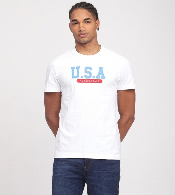 Aero Men's Graphic Printed T-Shirt