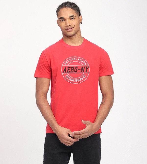 Aero Men's Monotype Embroidered T-Shirt