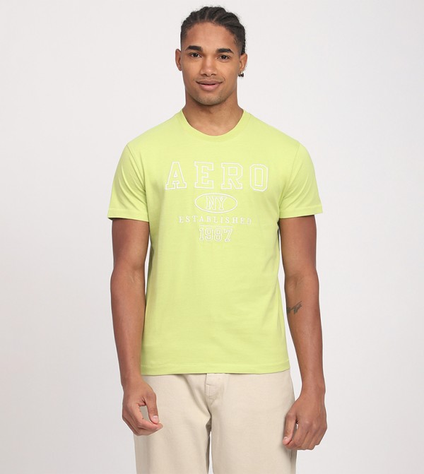 Aero Men's Logo Embroidered T-Shirt