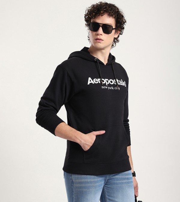 Aero Men's Logo Printed Hoodie