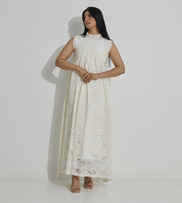 2 Piece Mock Neck Lace Daraa 