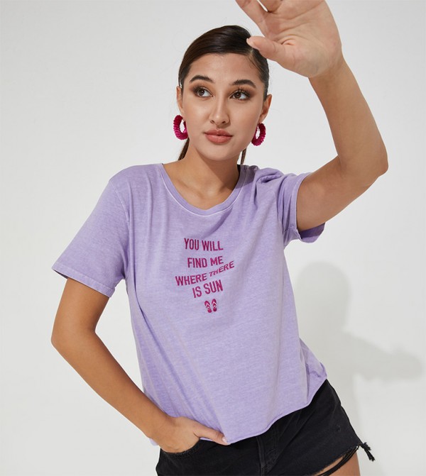 Typography Printed T-Shirt
