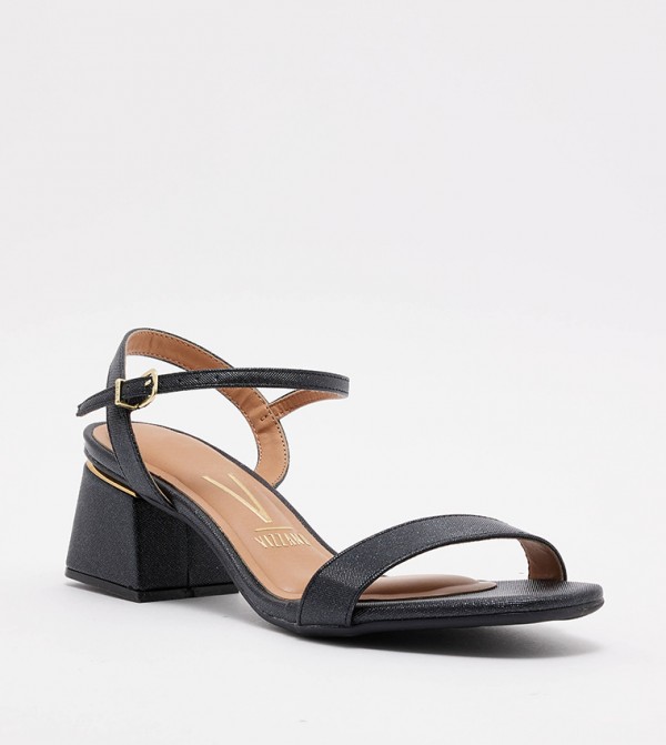 Trentt Ankle Strap Block Heel Sandals
