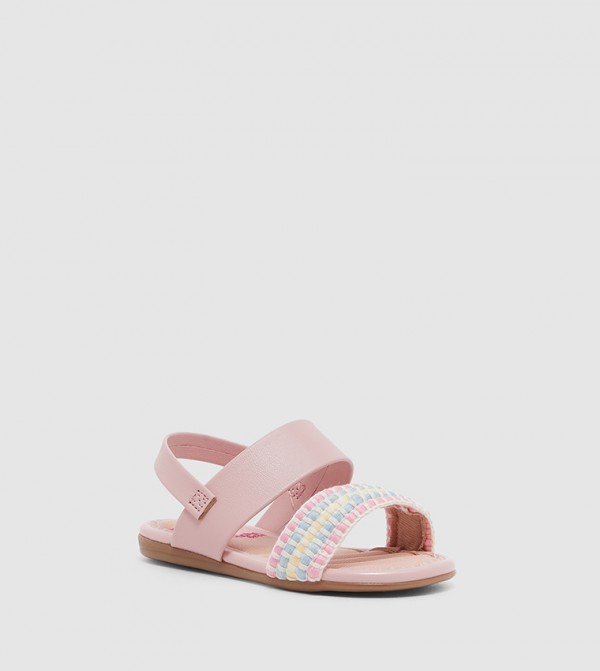 Pink sandals best sale for baby girl