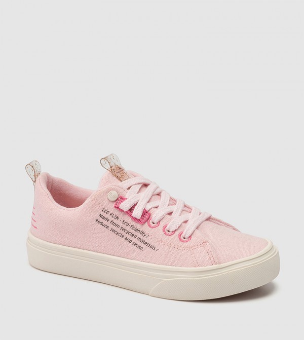 Recycled Lace Up Sneakers