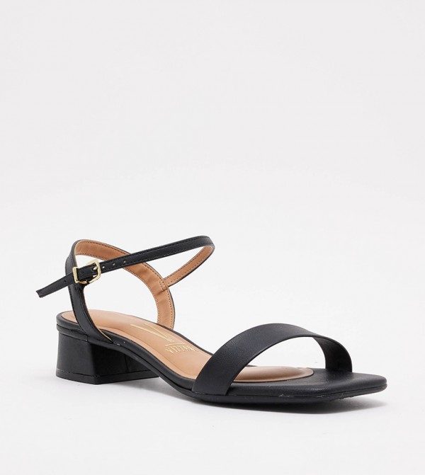 Thavinn Ankle Strap Block Heel Sandals