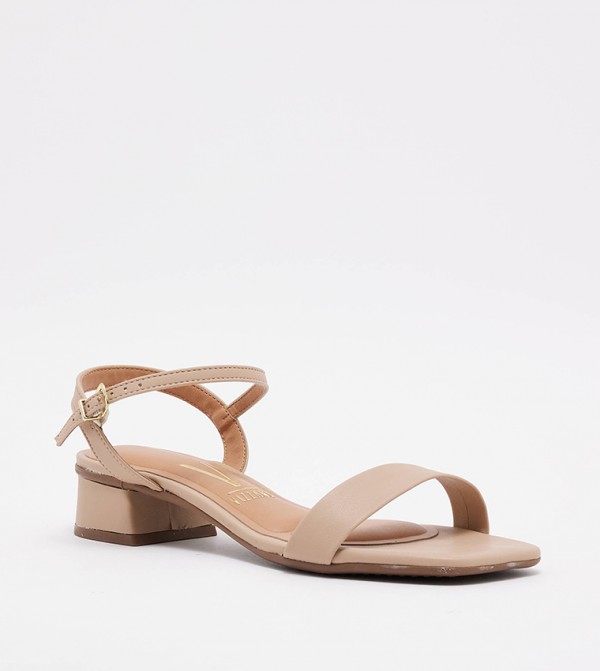 Tedd Ankle Strap Block Heel Sandals