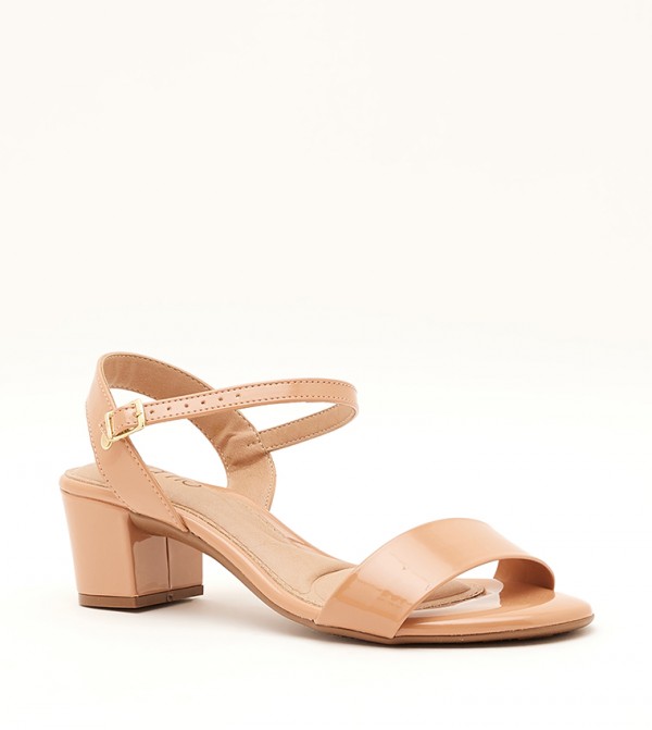 Nancyy Ankle Strap Block Heel Sandals