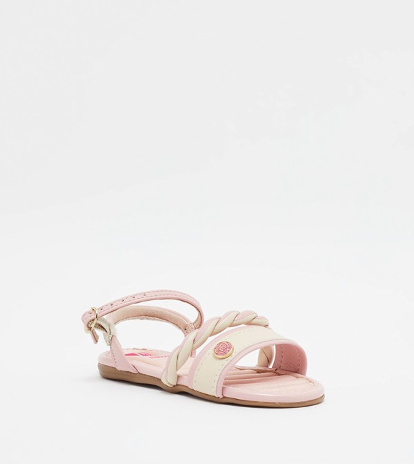 STEPHEN Flat Sandals with Ankle Strap