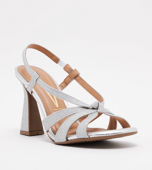 Scottt Glitter Ankle Strap Heel Sandals