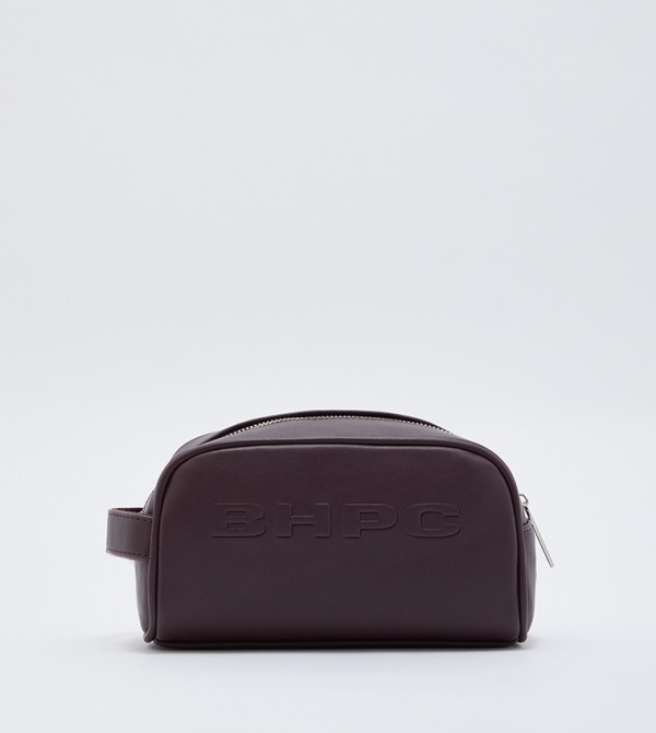 Mens Pouch Bag-Brown