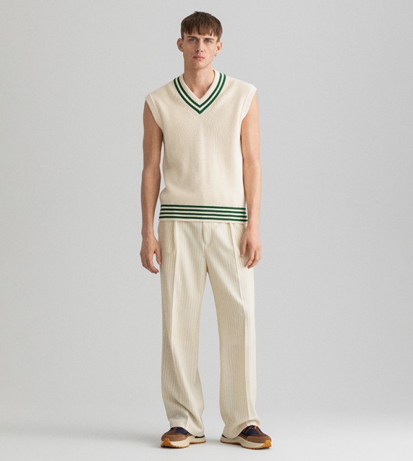 Gant mens sleeveless clearance jumper