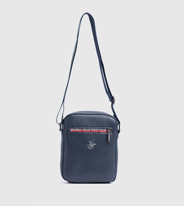 Logo Detail Reporter Bag