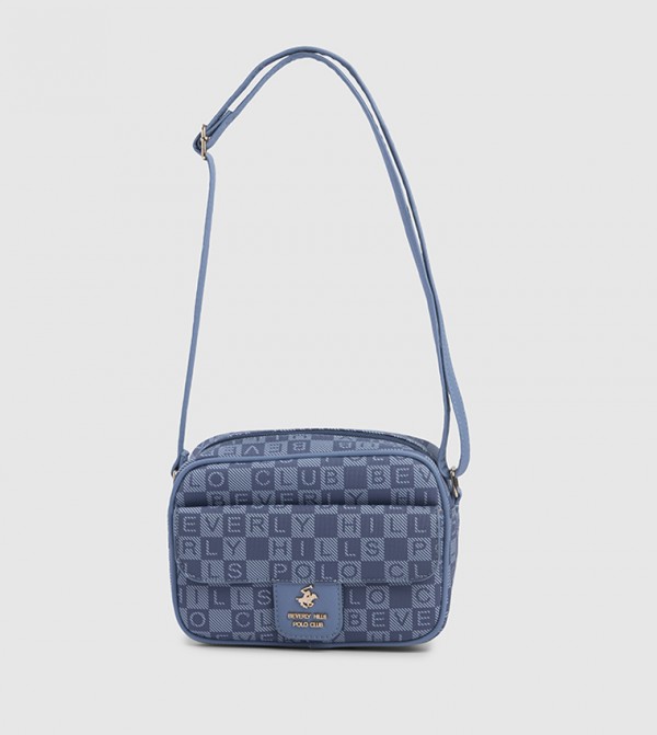 Logo Patterned Crossbody Bag