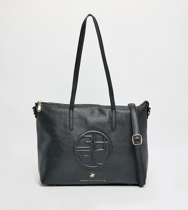 Logo Embossed Tote Bag