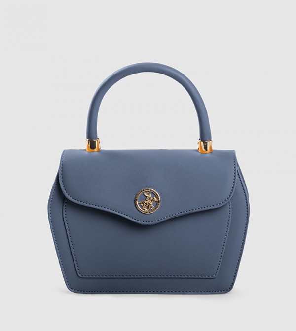Logo Detail Top Handle Bag