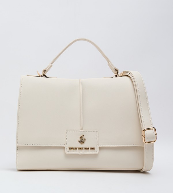 Textured  Top Handle Bag