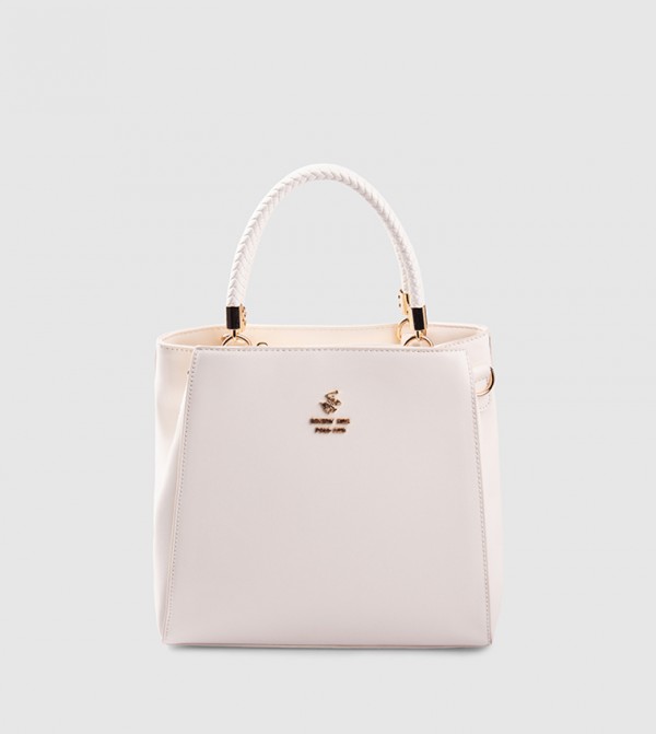 Logo Detail Handheld Bag