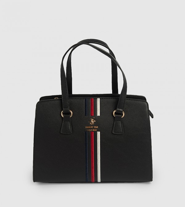 Logo Detail Satchel Bag