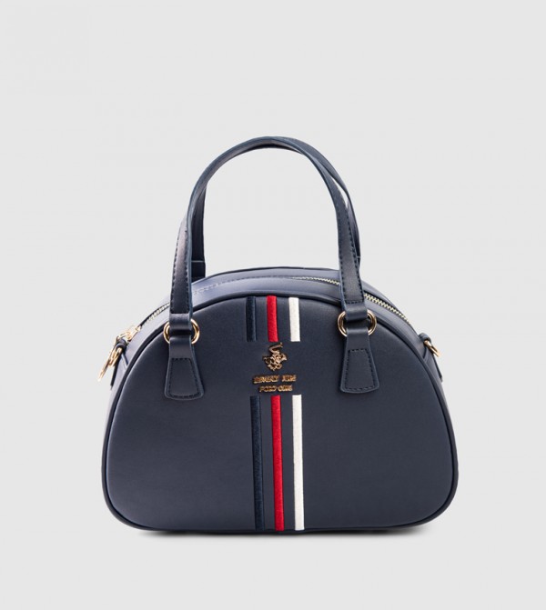 Logo Detail Satchel Bag