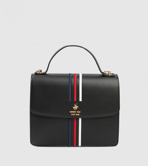Logo Detail Top Handle Bag