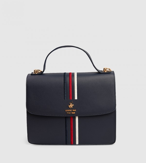 Logo Detail Top Handle Bag