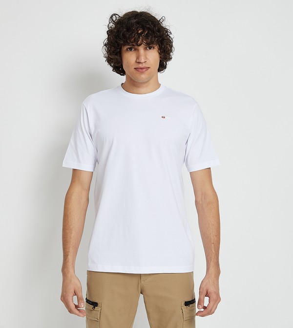 Logo Embroidered Short Sleeves T-Shirt