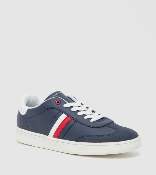 Logo Detail Lace-Up Sneakers