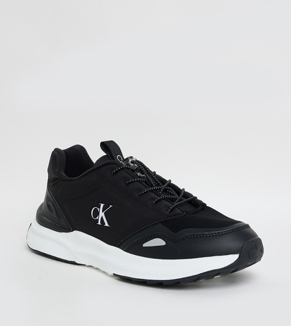 Logo Printed Lace Up Sneakers