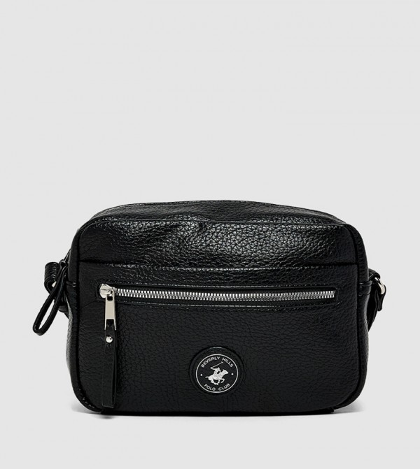 Textured Zippered Camera Bag