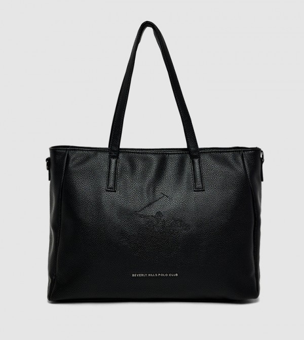 Embellished Zippered Tote Bag