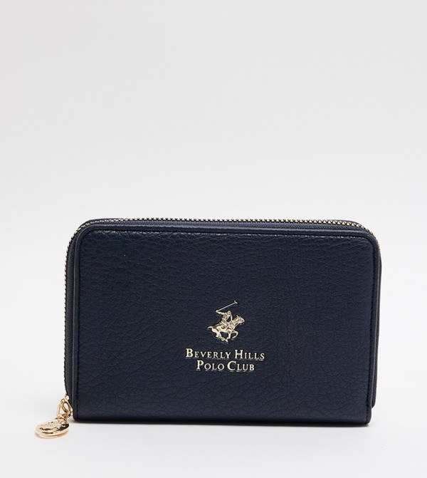 Logo Detail Zip-Around Wallet